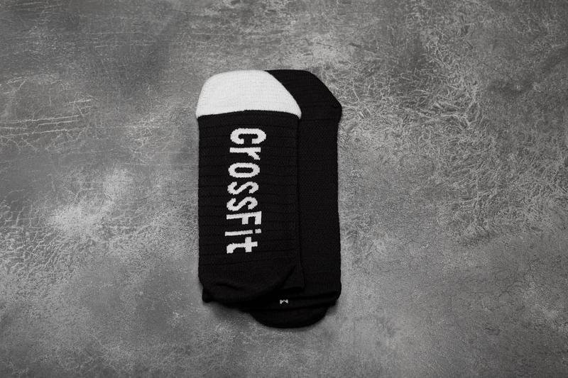 Women's Nobull LOW (CROSSFIT) Socks White / Black | SG A3262H